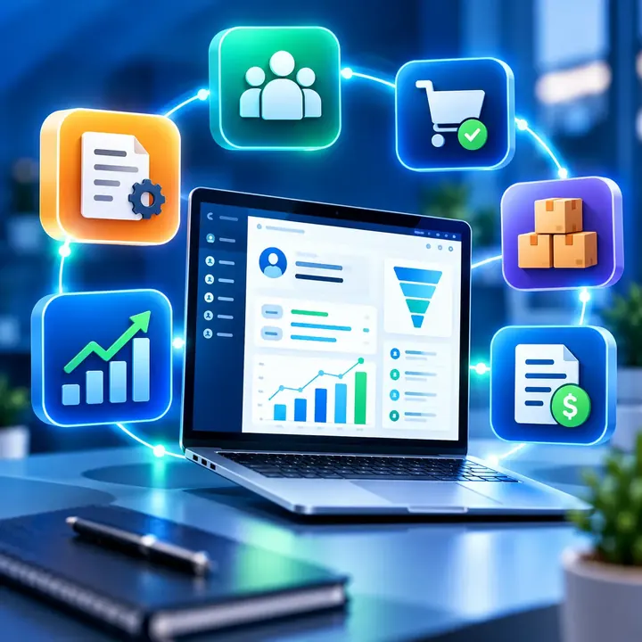 ERP y software empresarial para ventas, inventario y facturación