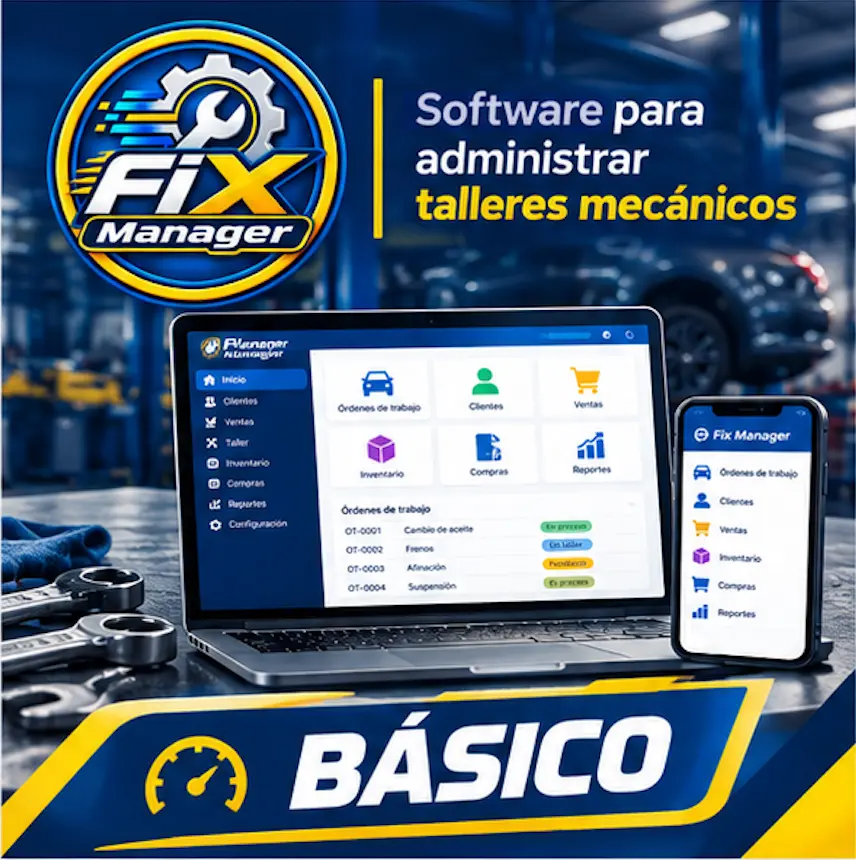 Sistema para Administrar Talleres Mecánicos - Plan Básico