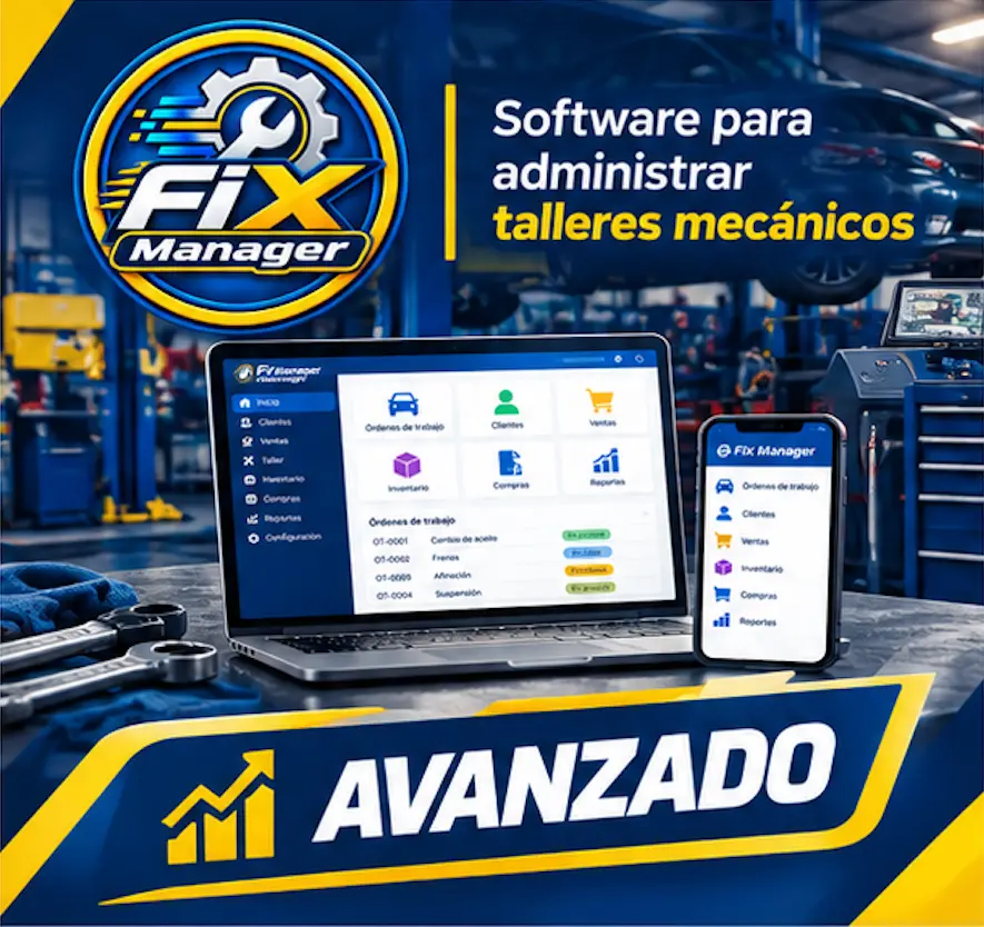Sistema para Administrar Talleres Mecánicos - Plan Avanzado