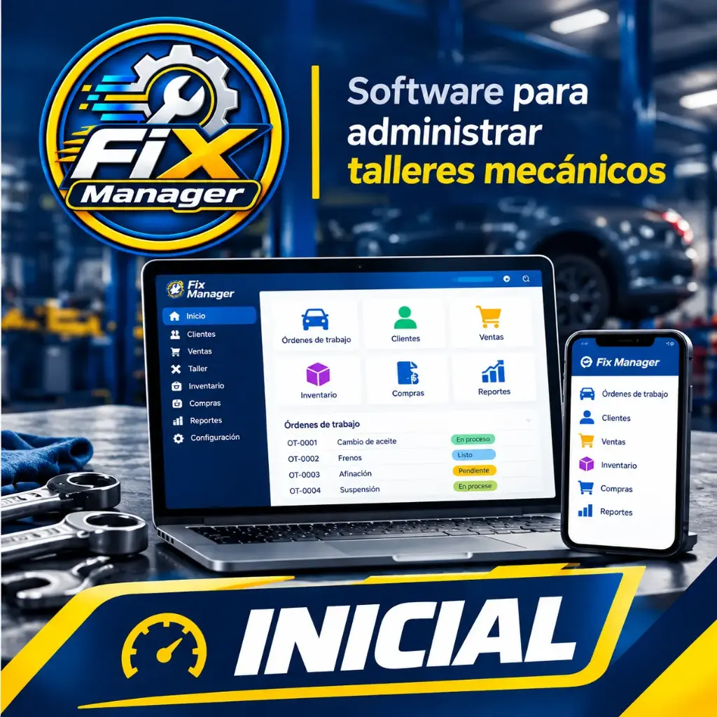 Sistema para Administrar Talleres Mecánicos - Plan Inicial