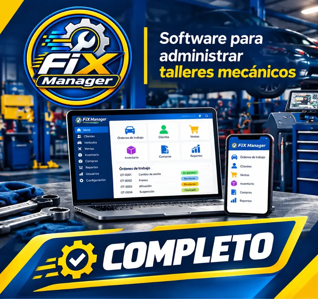 Sistema para Administrar Talleres Mecánicos - Plan Completo