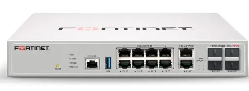 [FS-110G-FPOE] FortiSwitch-110G-FPOE Layer 2 FortiGate switch controller