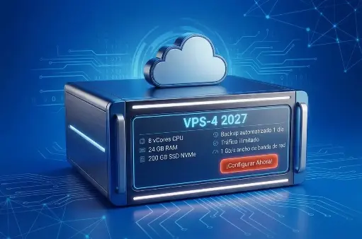 VPS-4 2027 - 8 vCore, 24 GB, 200 GB SSD NVMe