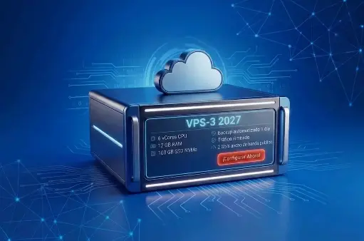 VPS-3 2027 - 6 vCore, 12 GB, 100 GB SSD NVMe